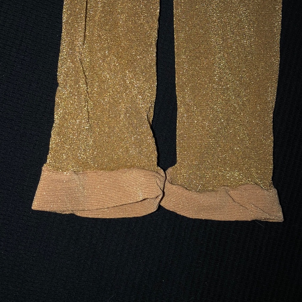 DONATED!!!!! Footless sparkly gold nylons - Picture 4 of 7